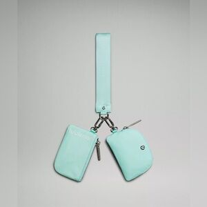 4 Lululemon Dual Pouch Wristlet - Ideal Mint